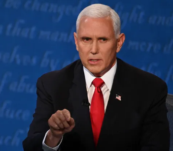 Mike Pence with tears in their eyes make the sad announcement