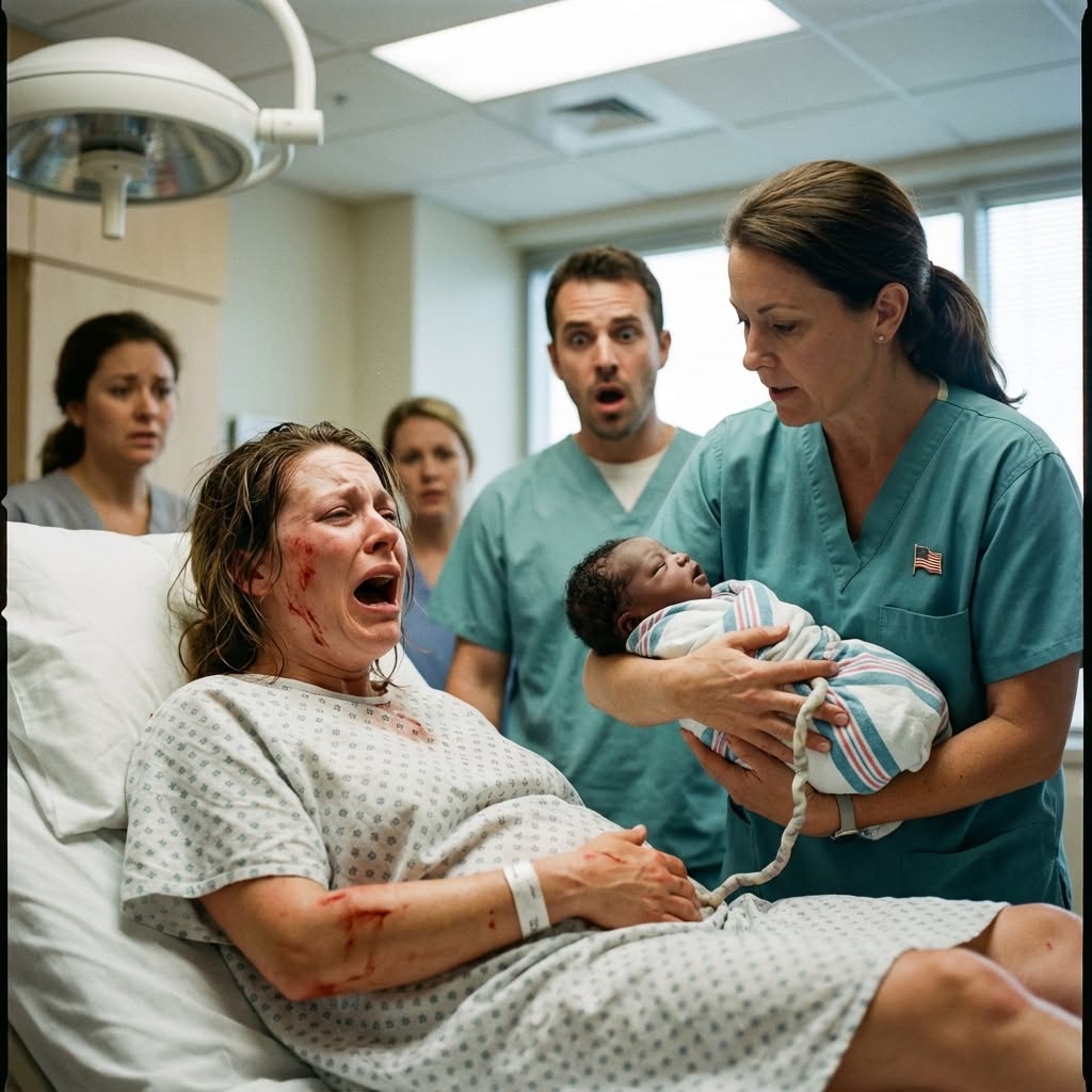 "My White Wife Screamed “This Isn’t My Baby” In The Delivery Room… Then I Looked At Our Newborn’s Face