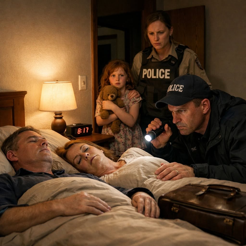 "In the Middle of the Night, a Little Girl Called the Police Because Her Parents Wouldn’t Wake Up — What Officers Discovered Changed an Entire Town