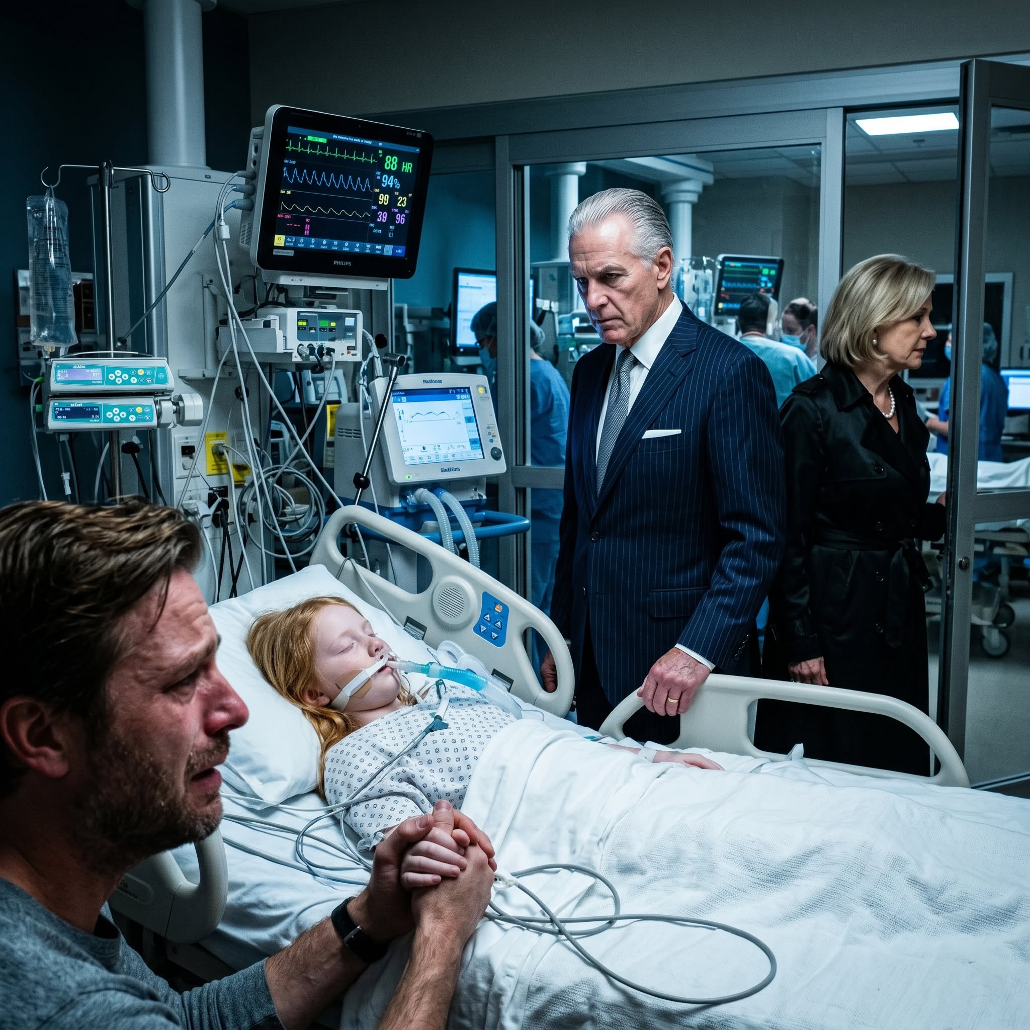 They walked out on a dying child, but rushed back the moment they smelled an inheritance
