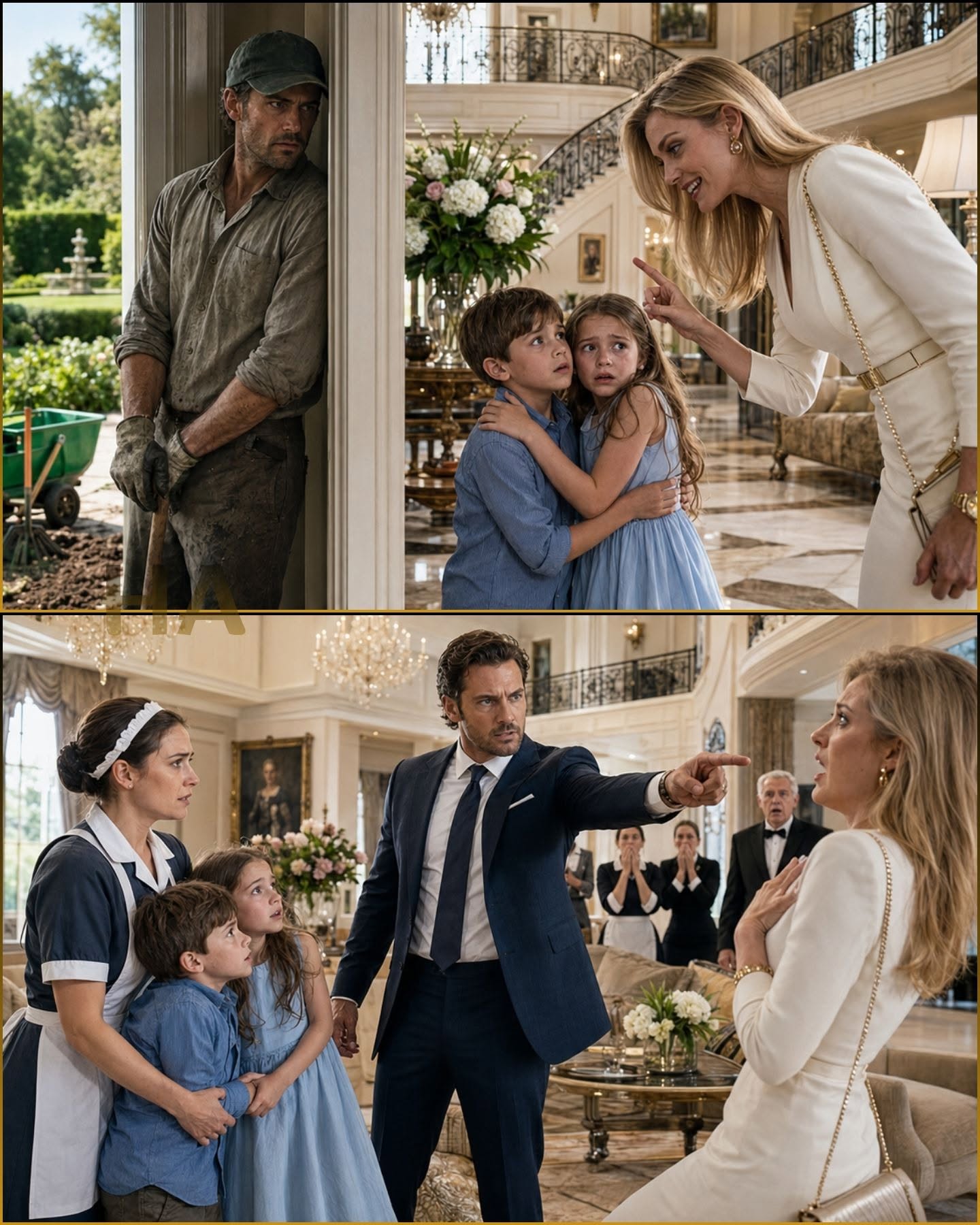 The Billionaire Came Home as the Gardener—And Heard His Fiancée Teach His Children to Fear Him.