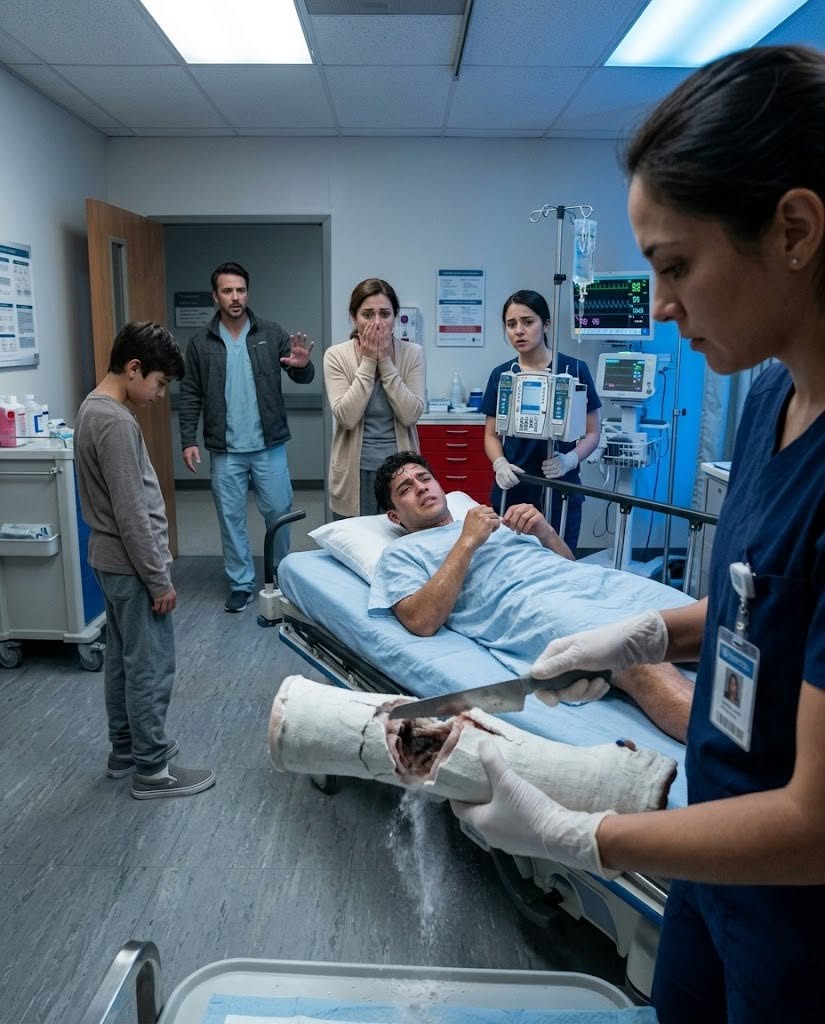 Cut off my arm,” he begged through the fever… and when no one believed him, one woman broke the rules—and the cast—revealing a terrifying truth.