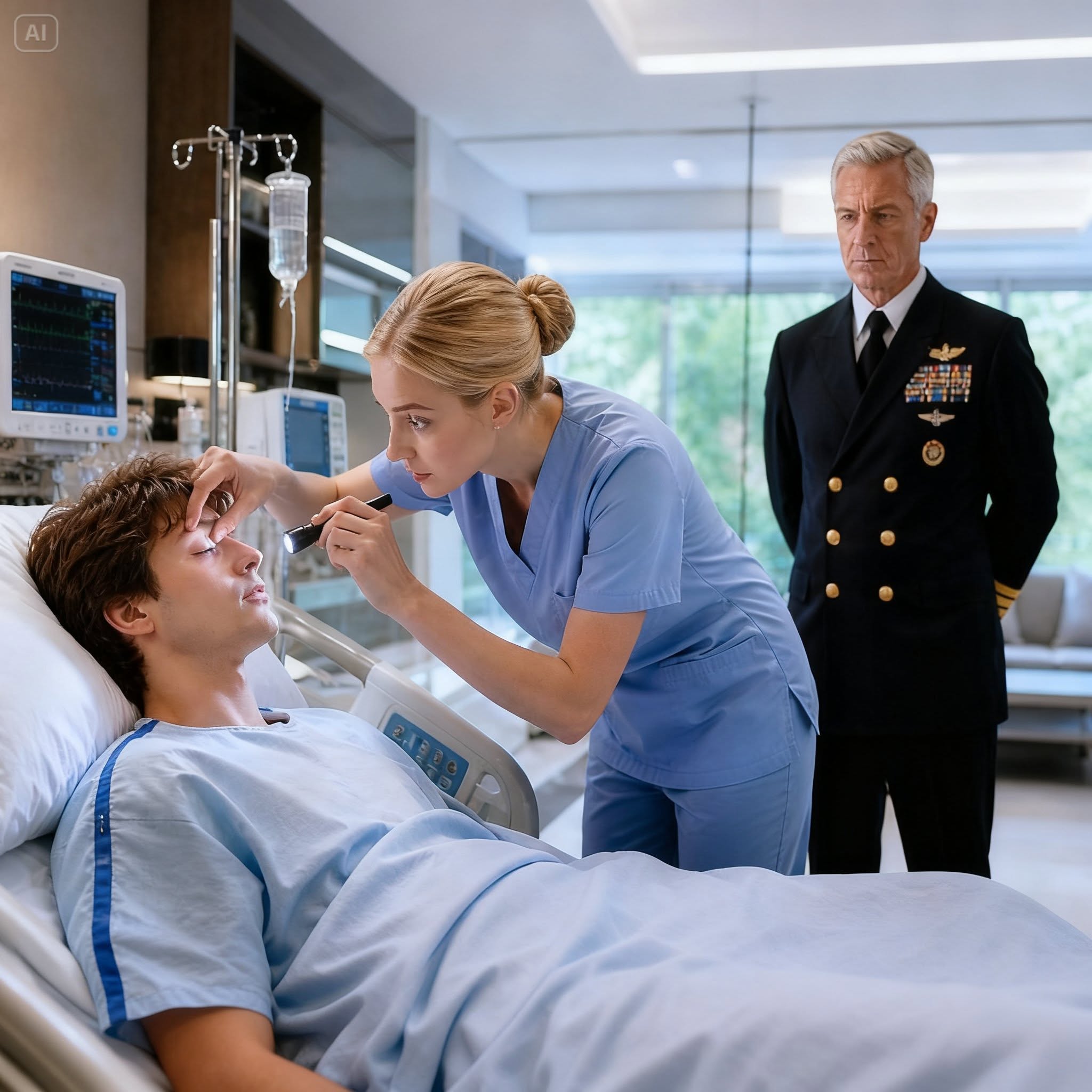 THE ADMIRAL’S SON WAS WRITTEN OFF AS GONE—UNTIL A NIGHT NURSE HEARD THE ONE SIGN EVERY DOCTOR MISSED