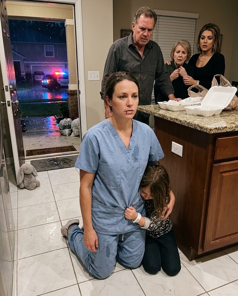 When I came home from the ER with my daughter, my mother had already dumped our belongings outside