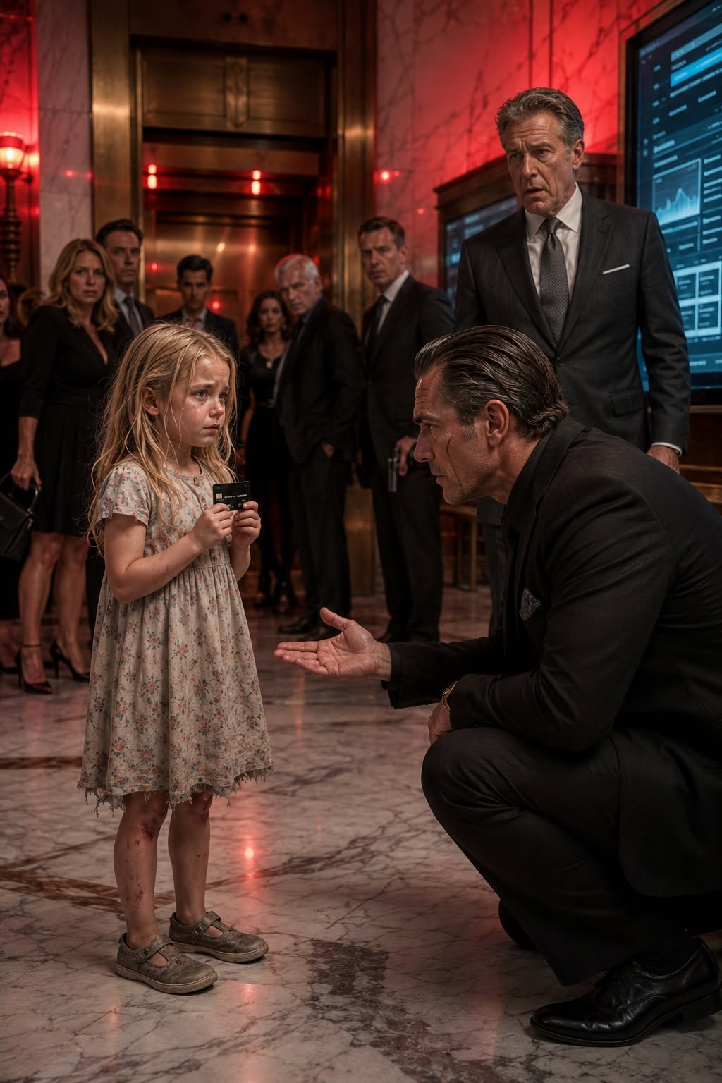 A 7-Year-Old Orphan Asked To Check Her Dead Mother’s Bank Account—Then $62.4 Million Appeared, The Doors Locked, And The Mafia Boss Realized The “Poor Little Girl” Was A Trap Built For Him