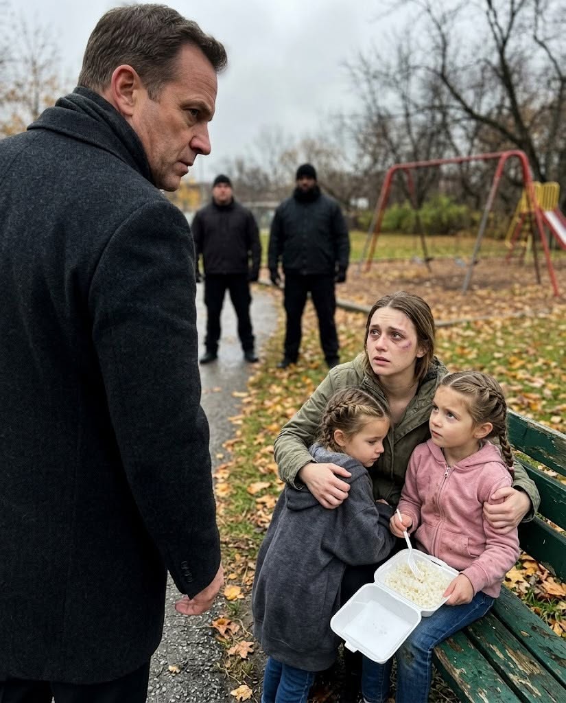 “Mommy, If We Eat Today… Will We Starve Tomorrow? And If We Go Back… He’ll Hit You Again? Twenty feet away, the wrong man heard every trembling word.