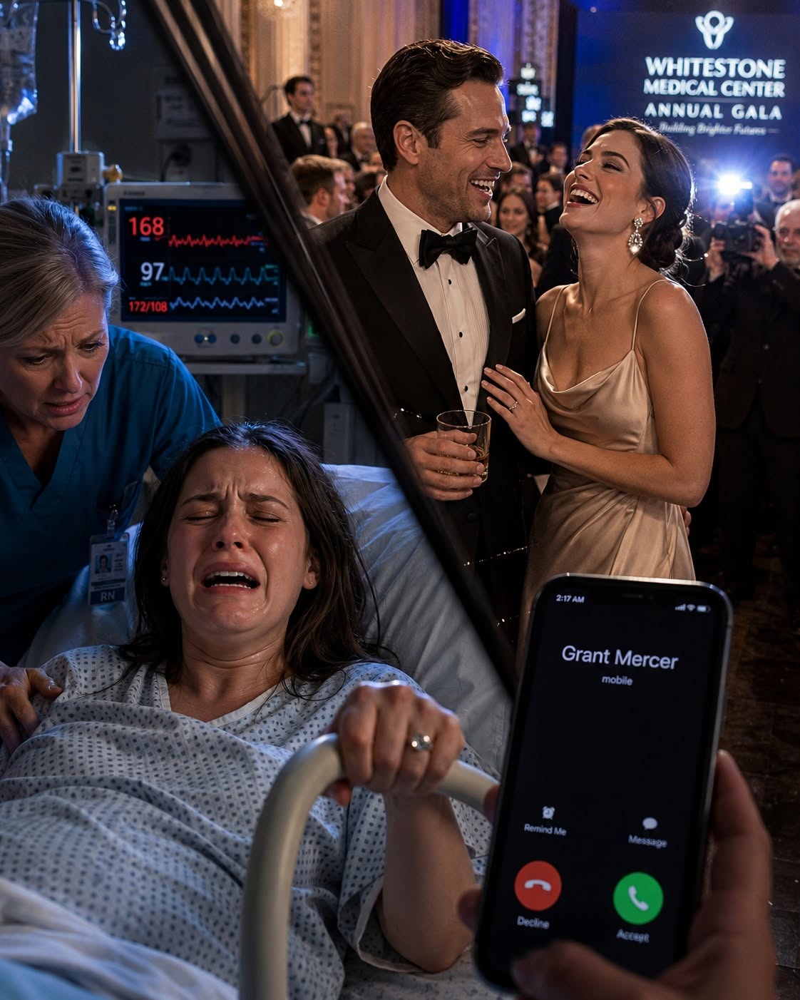 The billionaire ignored his wife in labor for his mistress, then security dragged the other woman out while the whole hospital watched