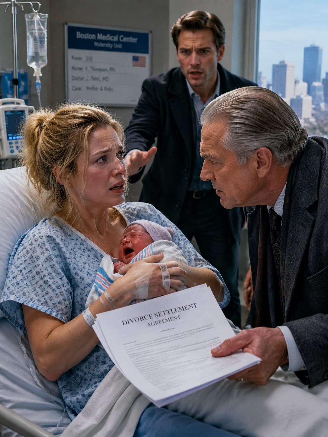 “The moment my baby was born sick, my husband’s face twisted with rage. ‘This is your fault!’ he screamed, while his family struck me right there in the hospital bed
