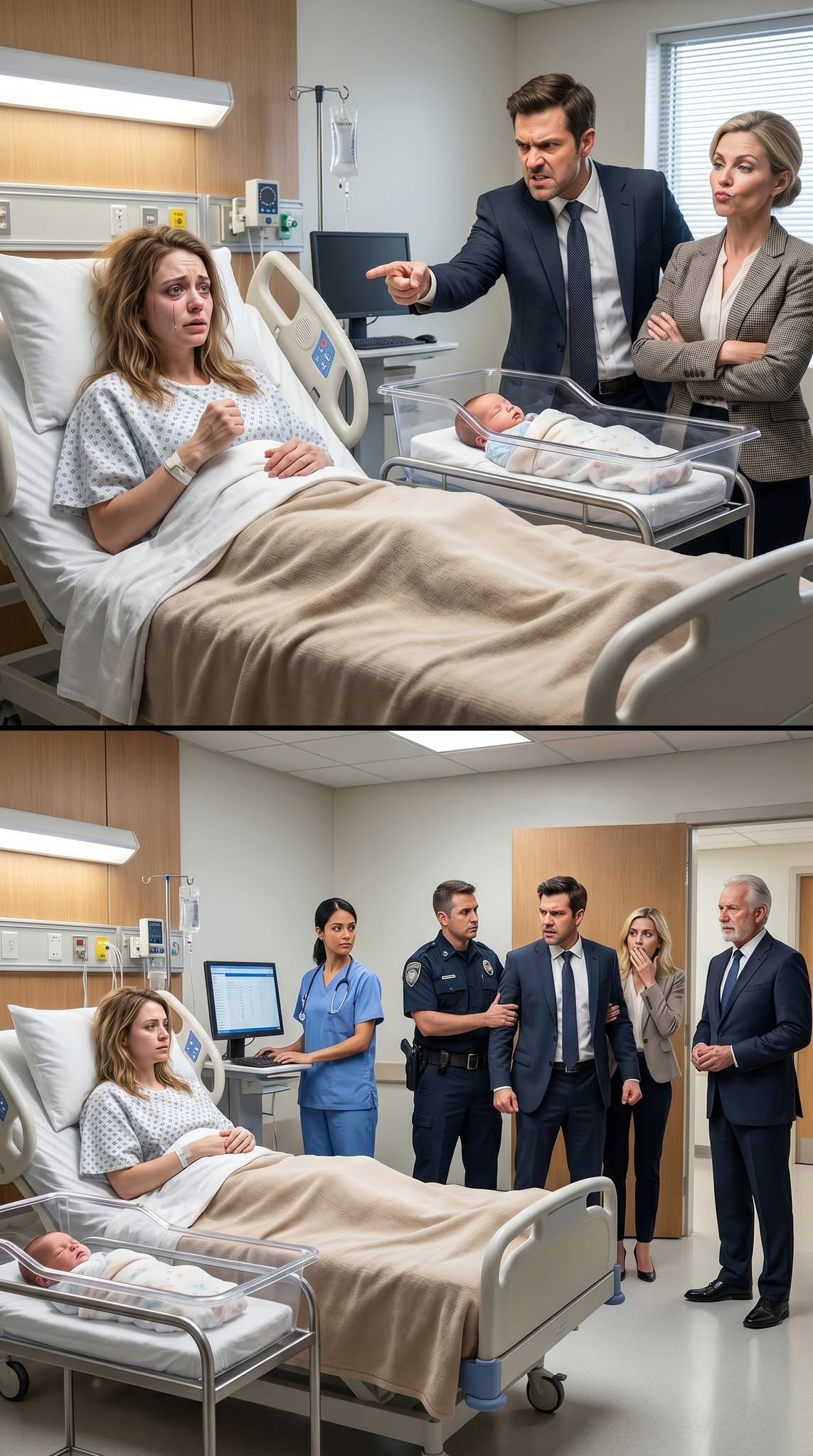 "WE'RE HERE TO TAKE OUR GRANDCHILD HOME," DAD ANNOUNCED IN THE RECOVERY ROOM. "YOU'RE TOO BROKEN TO RAISE HIM." I WAS STITCHED, EXHAUSTED, ALONE