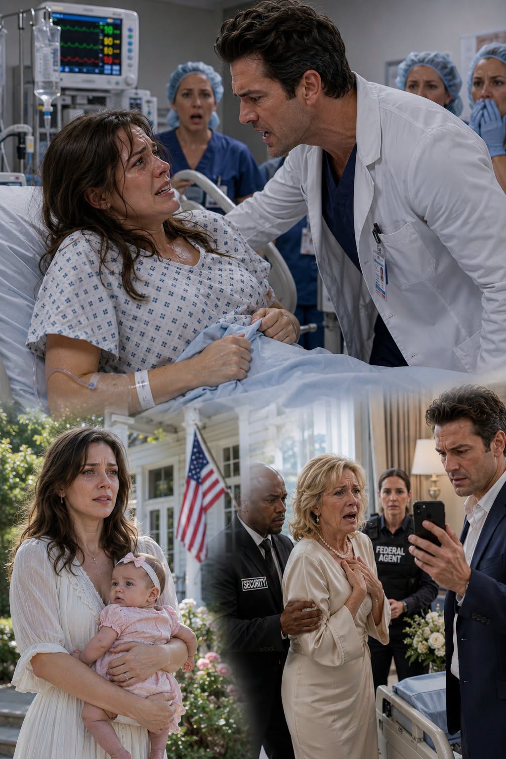 I was dy!ng inside the delivery room when the renowned surgeon called to save my life walked through the doors—and he was the same man who had thr:ew me into the freezing rain nine months earlier: my ex-husband