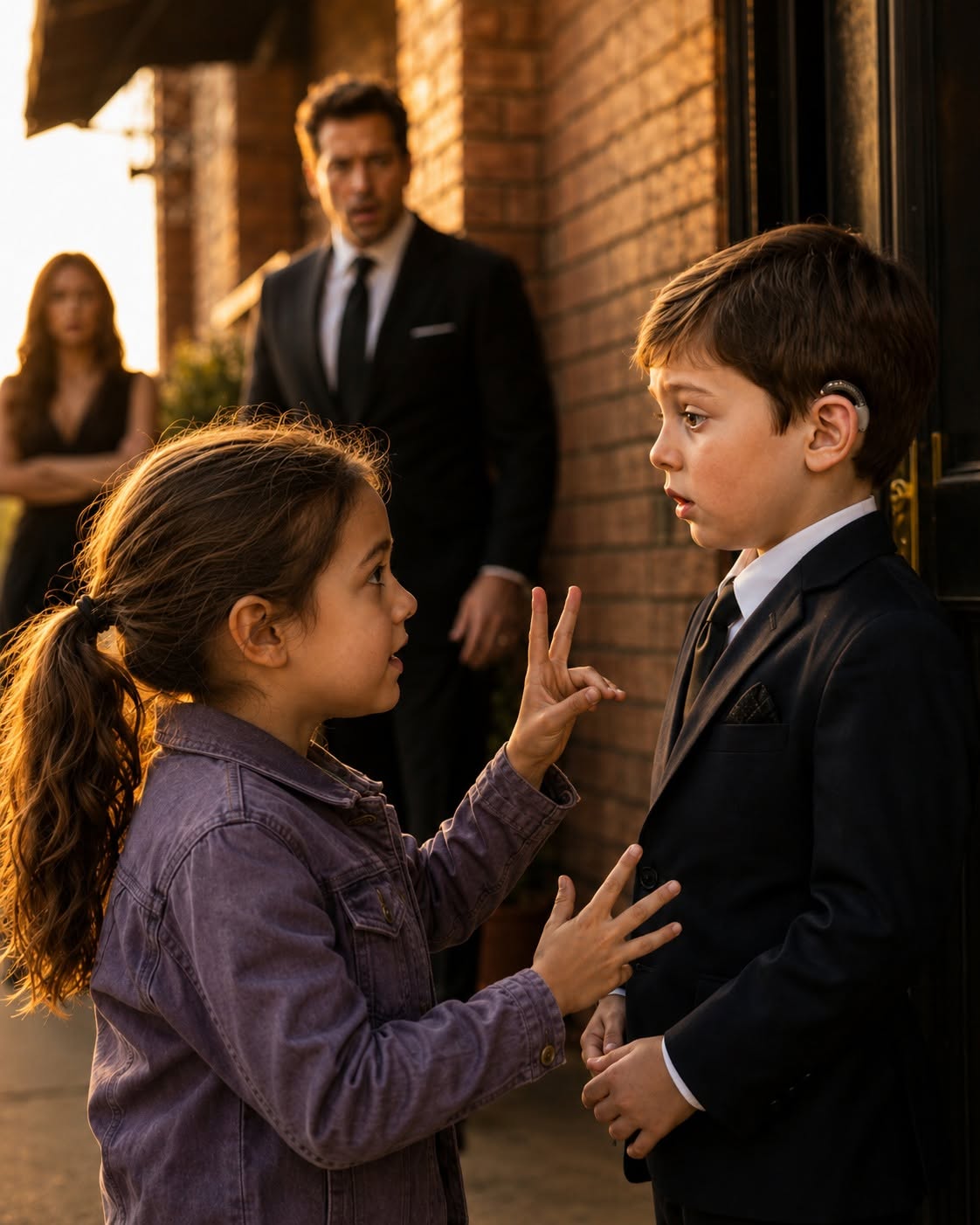 Little girl stopped the deaf CEO’s son from eating leftovers — what she found next shocked everyone