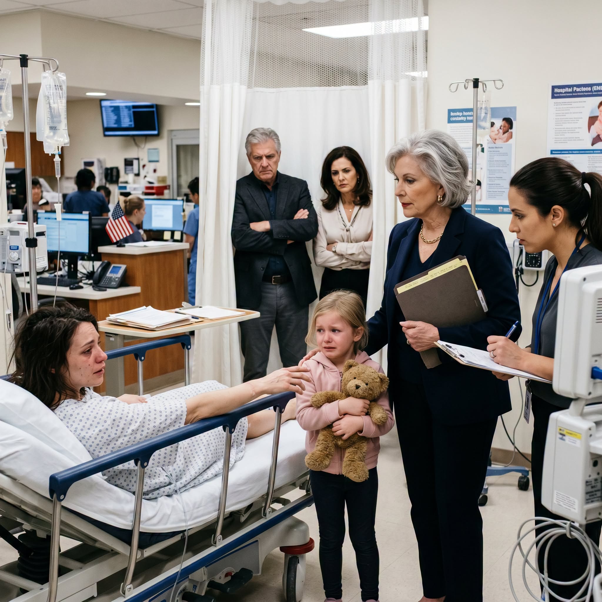 When I got hospitalized, my parents refused to look after my 5-year-old; “The child is a nightmare,” they said right in front of her, then drove off on a luxury sea tour with my sister’s kids; later my aunt walked in and said