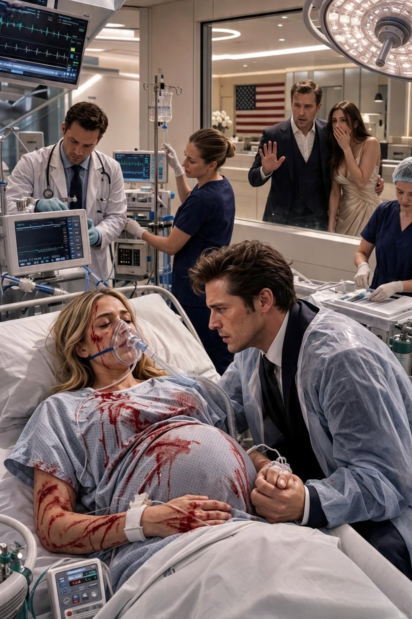 CEO Left His Dying Pregnant Wife Bleeding Alone—Until His Billionaire Enemy Saved Her Twins, Exposed the Affair, and Became the Father They Deserved...