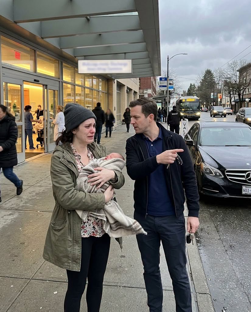I had barely stopped bleeding when my husband looked me in the eye and said, "Take the bus home