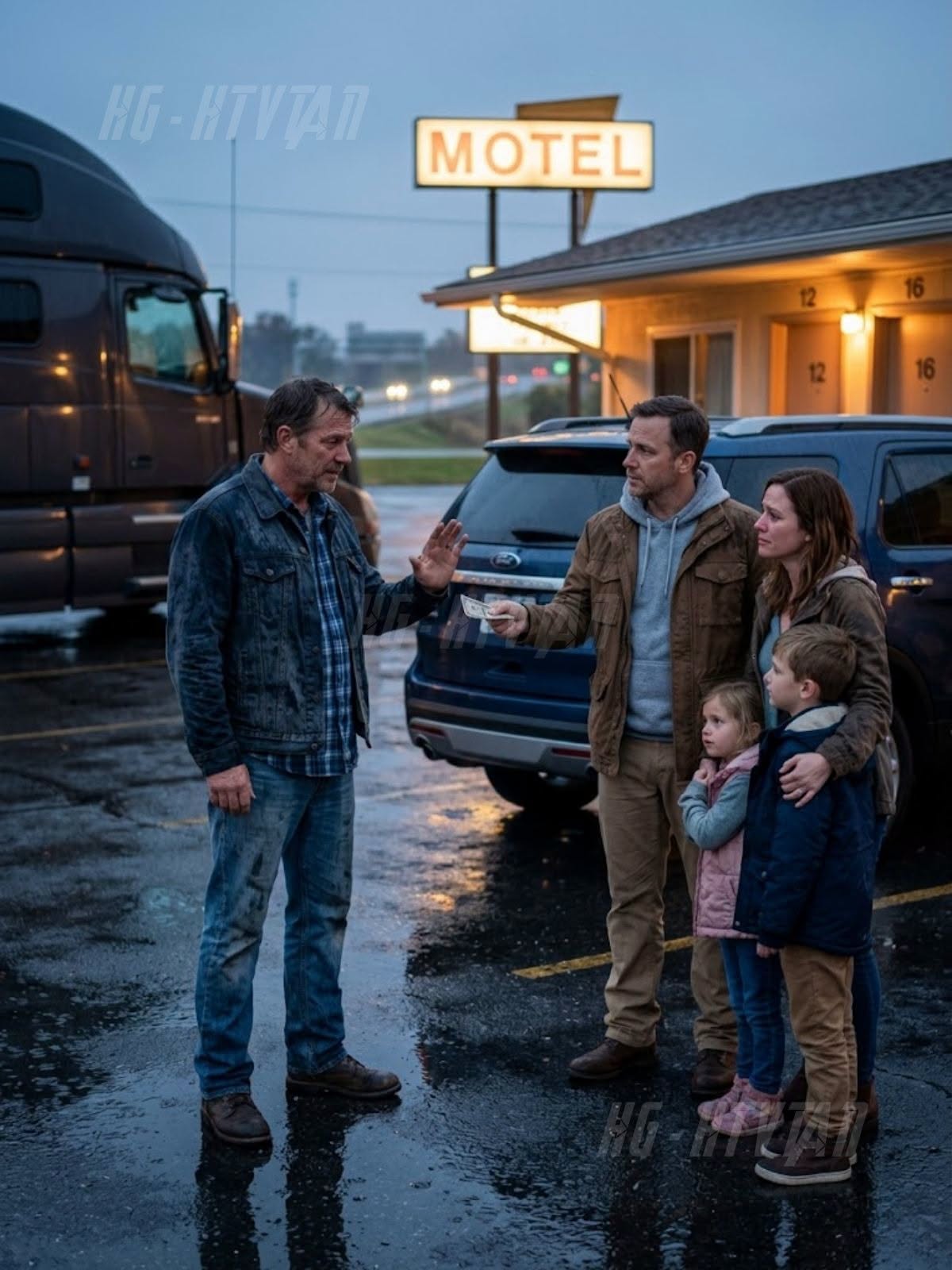 The Driver Who Chose a Stranded Family in a Storm—And Walked Into the CEO He Had Rescued