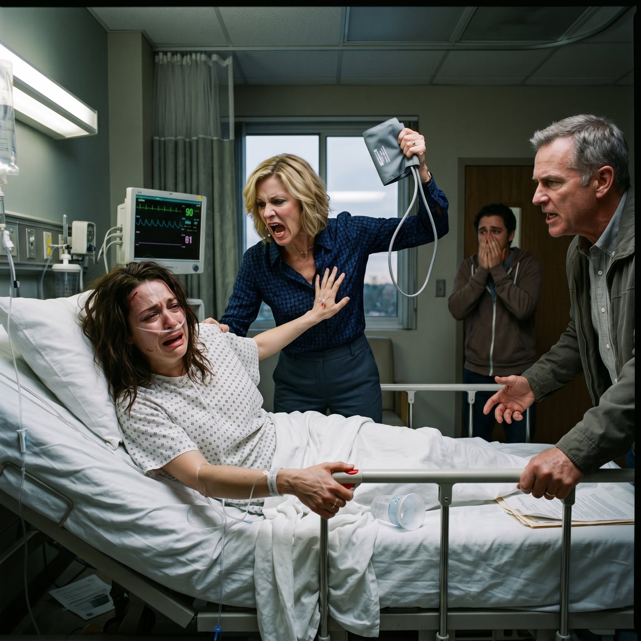 I Was Dying in a Hospital Bed When My Parents Tried to Force Me to Give My $250,000 Savings to My Brother — Then My Mother Attacked Me With a Blood Pressure Monitor