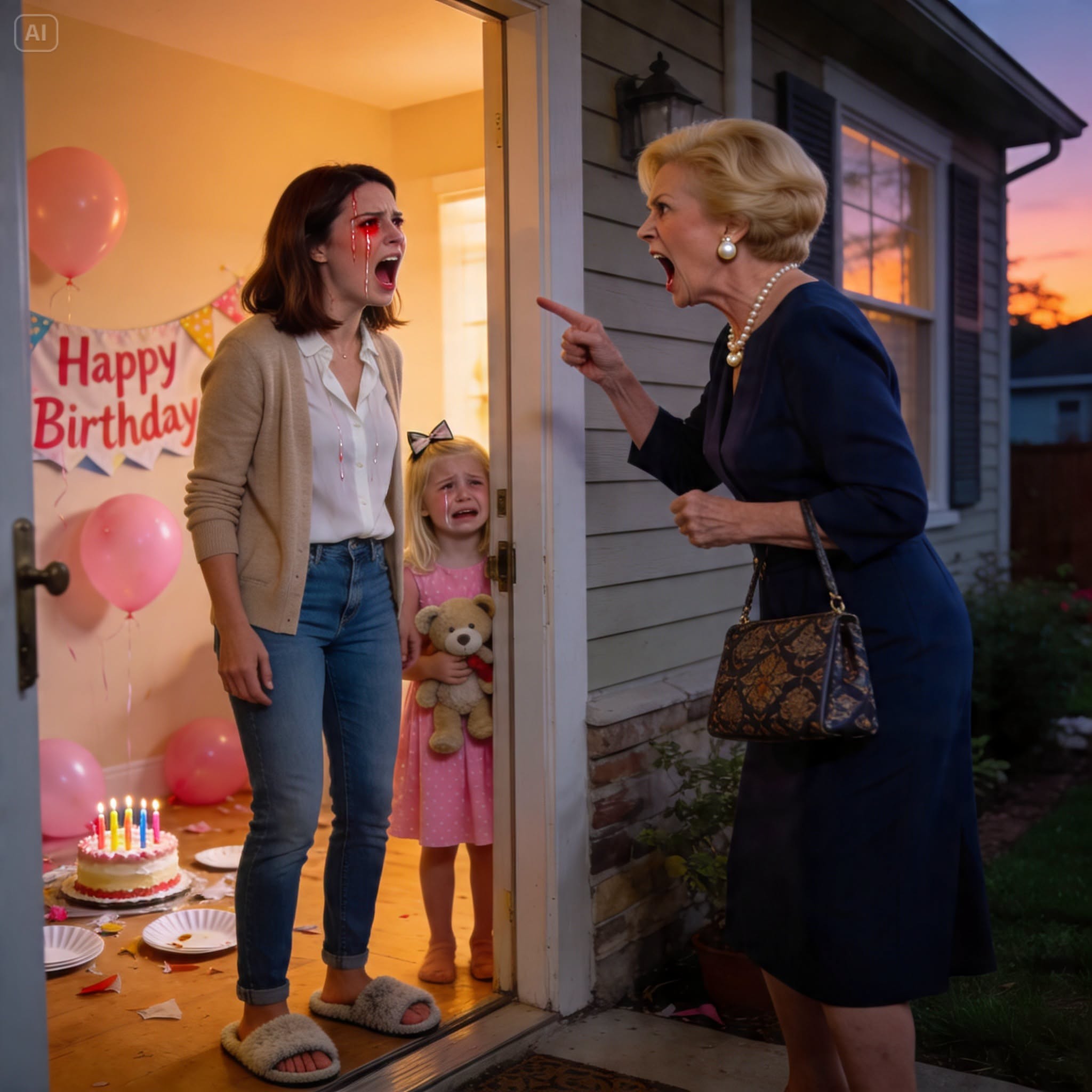 My little girl cried over twelve empty birthday chairs. Then my mom asked me to fund my sister’s Sweet 26, and my one-dollar response started a family war.