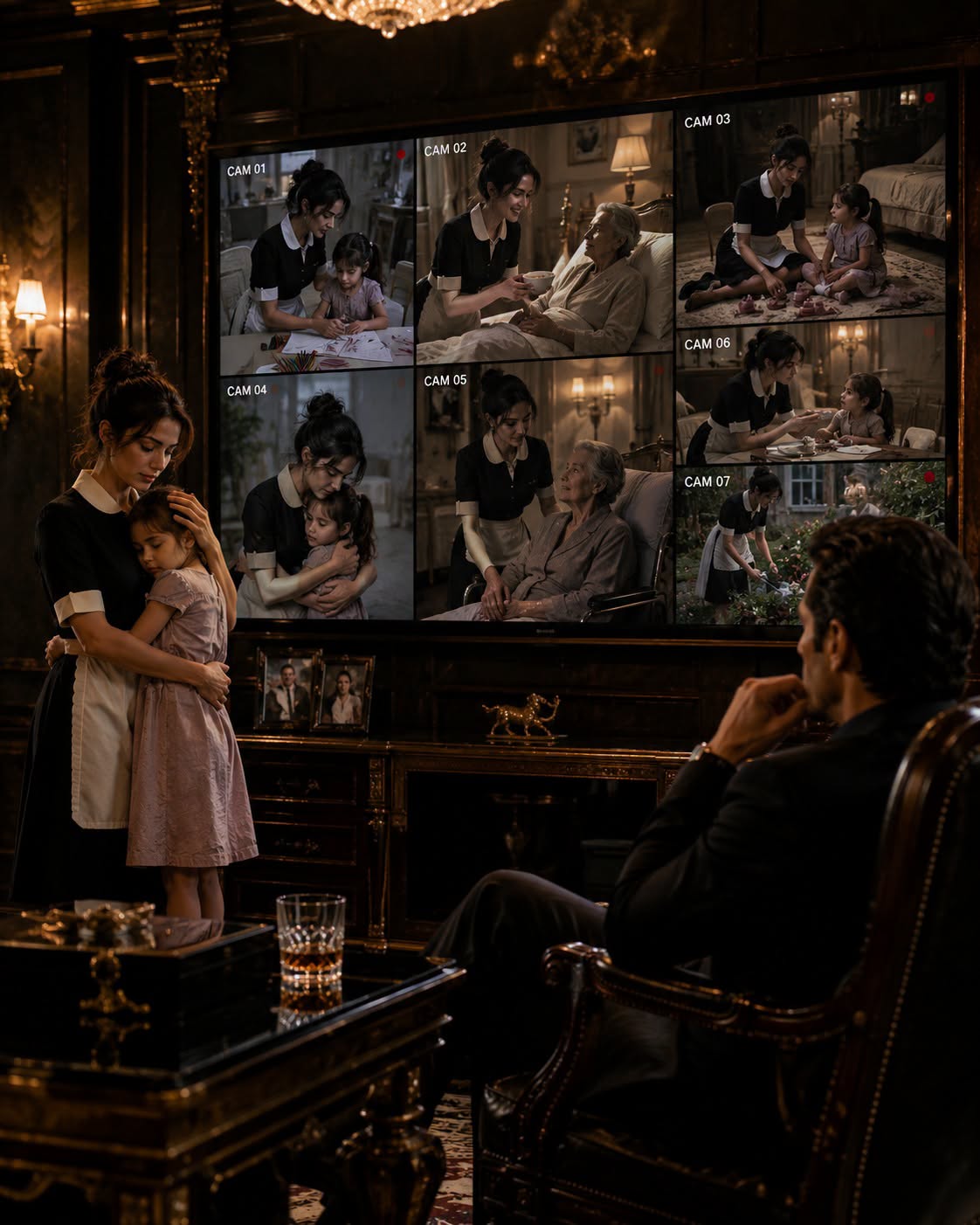 The Mafia Boss Put Hidden Cameras On His Maid To Find Proof Against Her — But What He Saw On Those Screens Made Him Feel The One Thing He Was Never Supposed To Feel