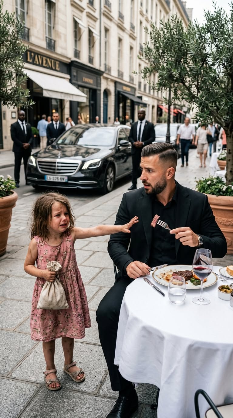 A Powerful Restaurant Owner Sat Calmly at the Center of a Private Dinner, Trusting Everyone Around Him — Until a Shivering Little Girl Ran In From the Rain and Begged Him Not to Take the First Bite