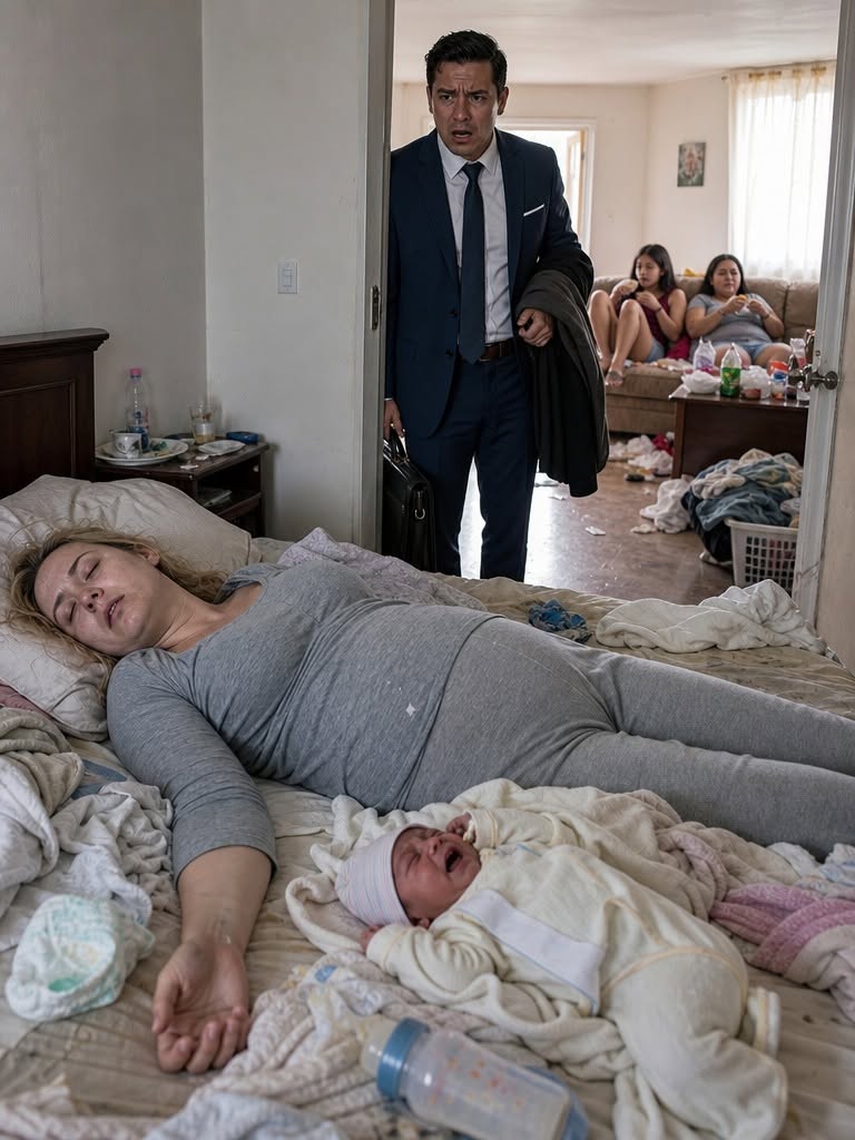My Mother Stayed With My Wife For Four Days After She Gave Birth. When I Finally Came Home, My Newborn Son Was Burning With Fever, And My Wife Could Barely Open Her Eyes Long Enough To Whisper, ‘They Wouldn’t Let Me Call You…