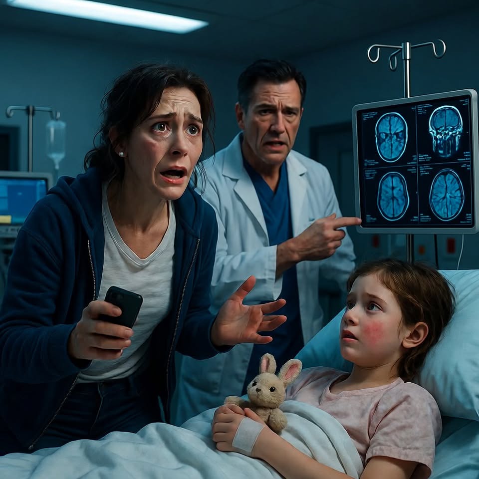 My 8-Year-Old Daughter Complained Of Head Pain, So I Took Her To The Hospital. The Doctor Froze At Her MRI — And What I Saw Made My Blood Run Cold.