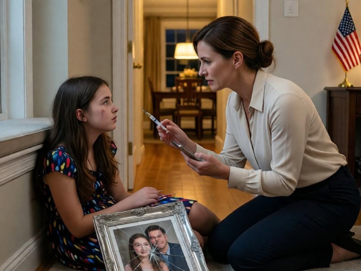 The Mafia Boss Called to Fire His Secretary—But When Her Little Girl Answered “Mommy Can’t Get Up,”
