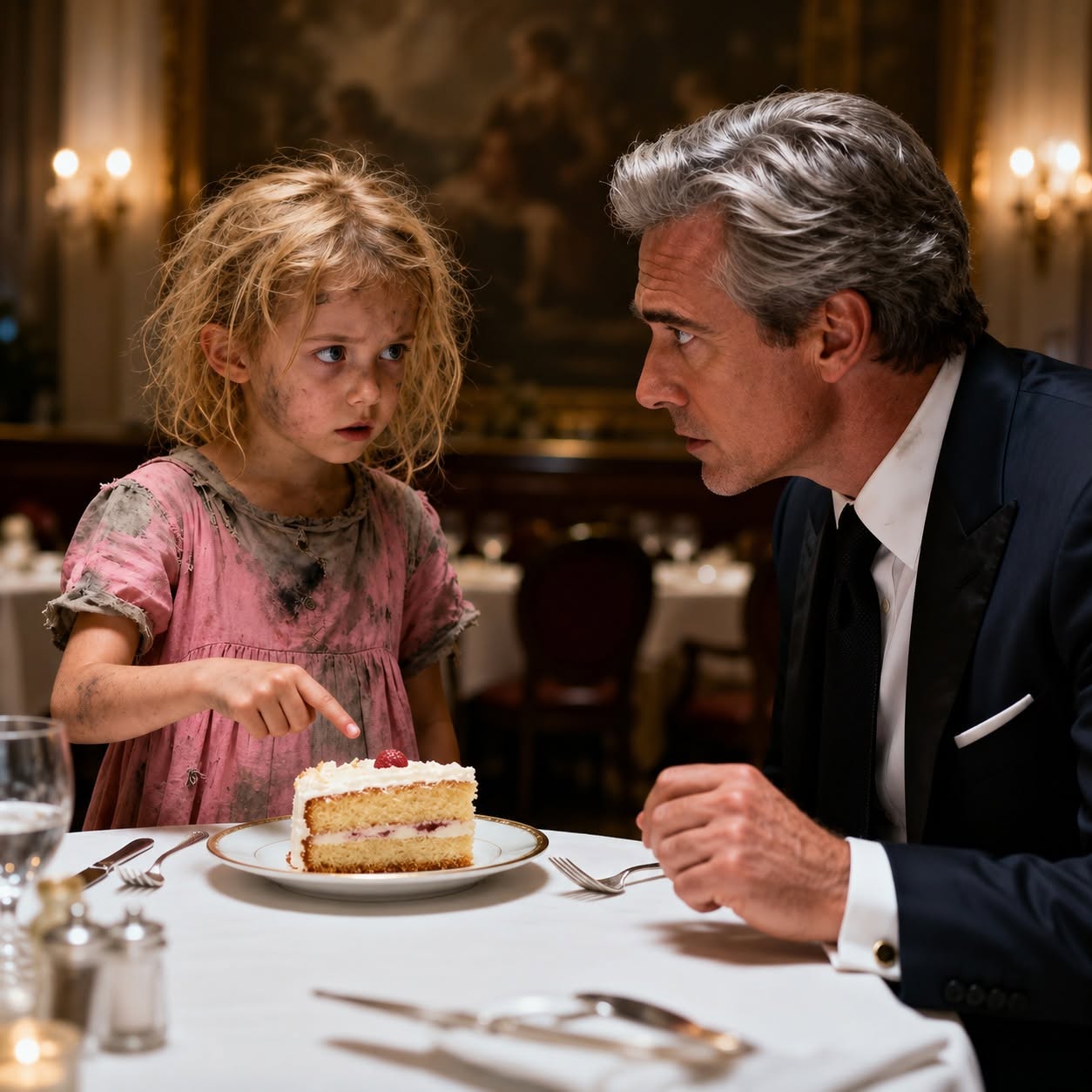 I SWITCHED THE DESSERT PLATES AFTER A STREET GIRL SAVED ME - THEN THE WOMAN I PLANNED TO MARRY READ A MESSAGE THAT MADE HER FACE DRAIN