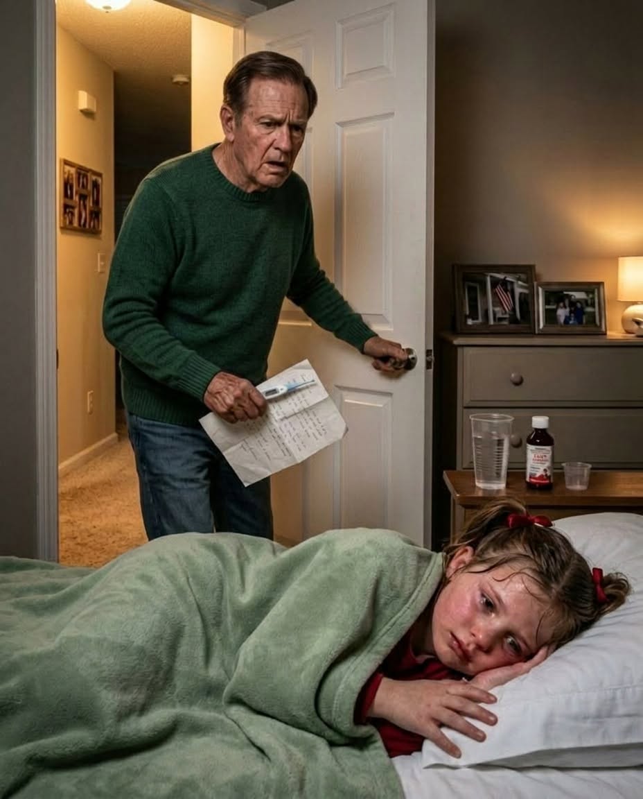 My eight-year-old adopted granddaughter called me at 1:58 a.m. and whispered, “Grandpa, I feel so hot
