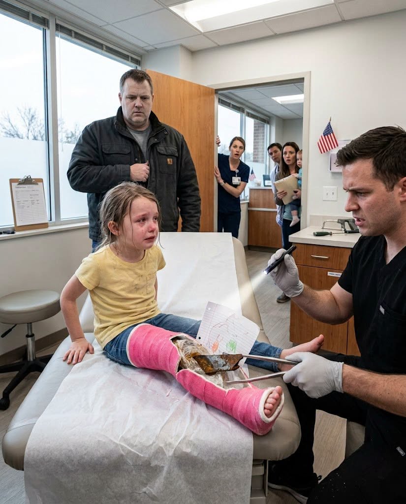 I Was Removing A 6-Year-Old Girl’s Leg Cast When My Saw Hit Something Hard... The Horrifying Object Hidden Deep Inside The Plaster Made Me Slam The Hospital Panic Button Immediately