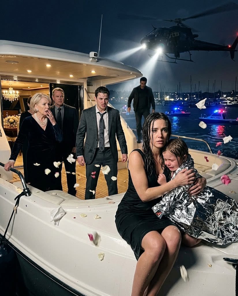 My mother shoved me and my five-year-old daughter off my sister’s engagement yacht like we were trash that had stained the view.