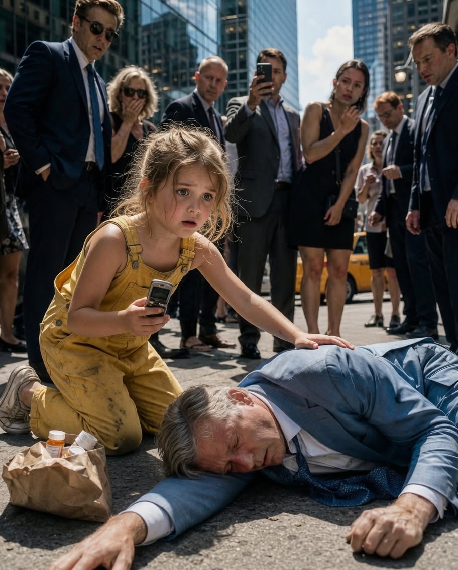 The first person to touch Owen Blake after he fell was not his driver, not his lawyer, and not one of the executives waiting to profit from his signature.