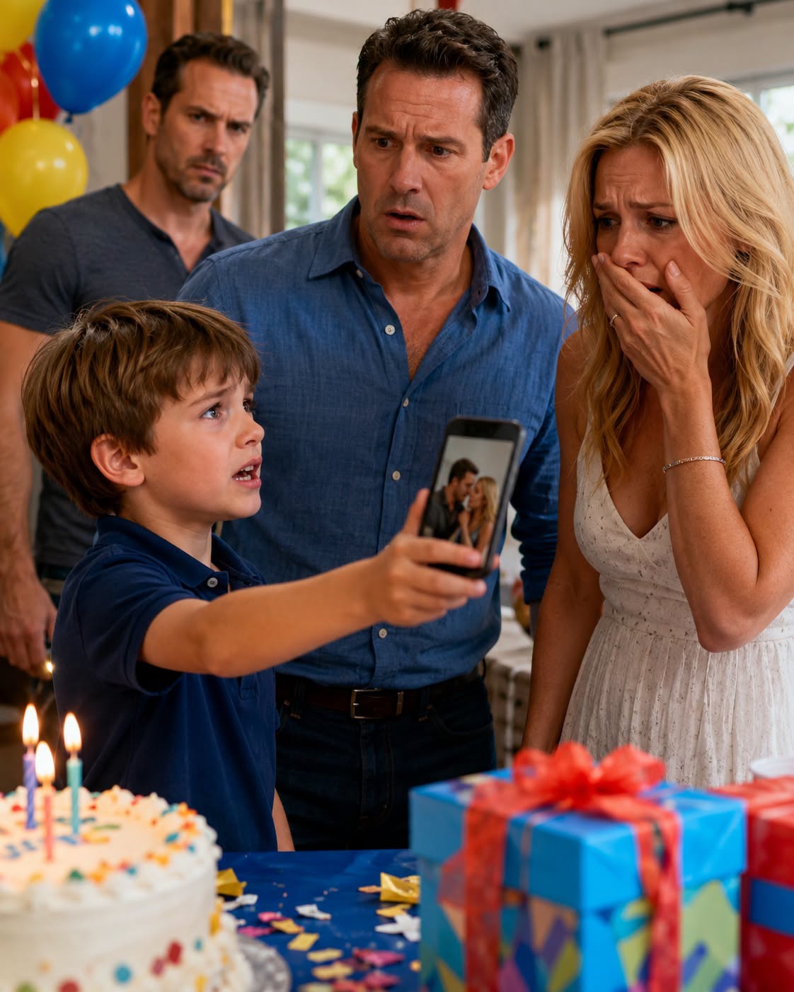 My 8-Year-Old Son Exposed My Wife’s Affair During His Birthday Party  My son blew out eight candles