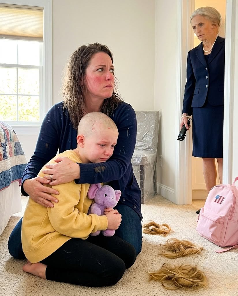 When I picked up my 8-year-old daughter, Meadow, she was bald, bleeding in tiny cuts, and too shocked to speak