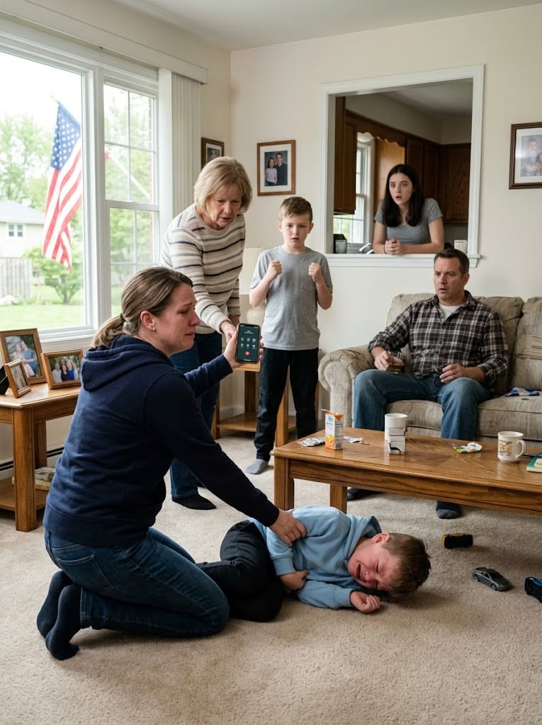 My eight-year-old son lay on the floor gasping, a broken rib from the beating his 12-year-old cousin had just given him