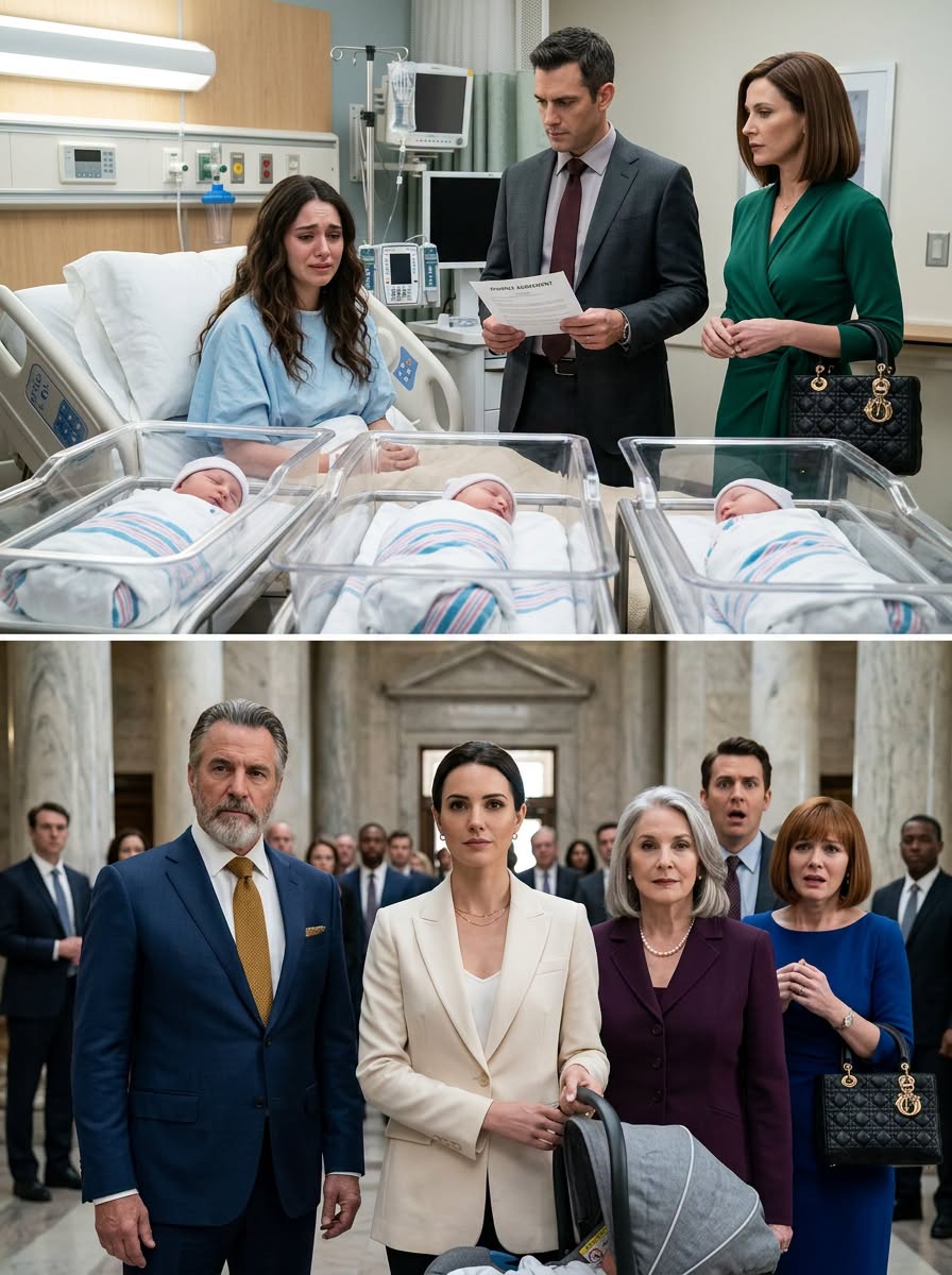 After I gave birth to our triplet sons, my husband walked into my hospital room with his mistress on his arm, her black Birkin dangling like a trophy