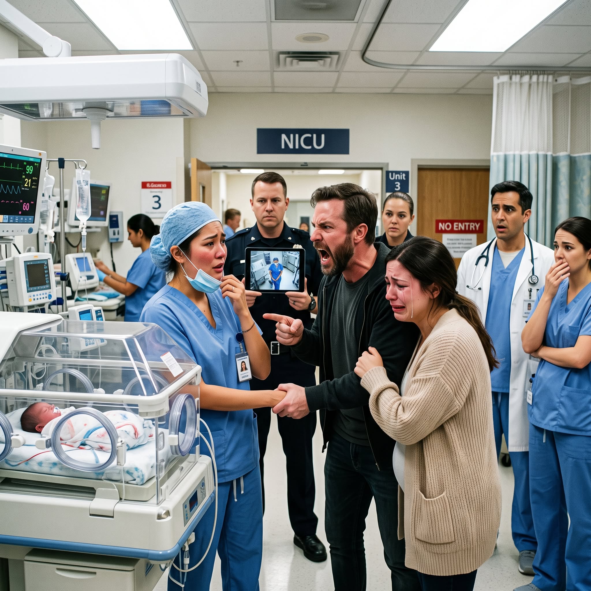 Our baby’s heart stopped in the hospital nursery, and I thought nothing could hurt worse—until police showed us who had done it