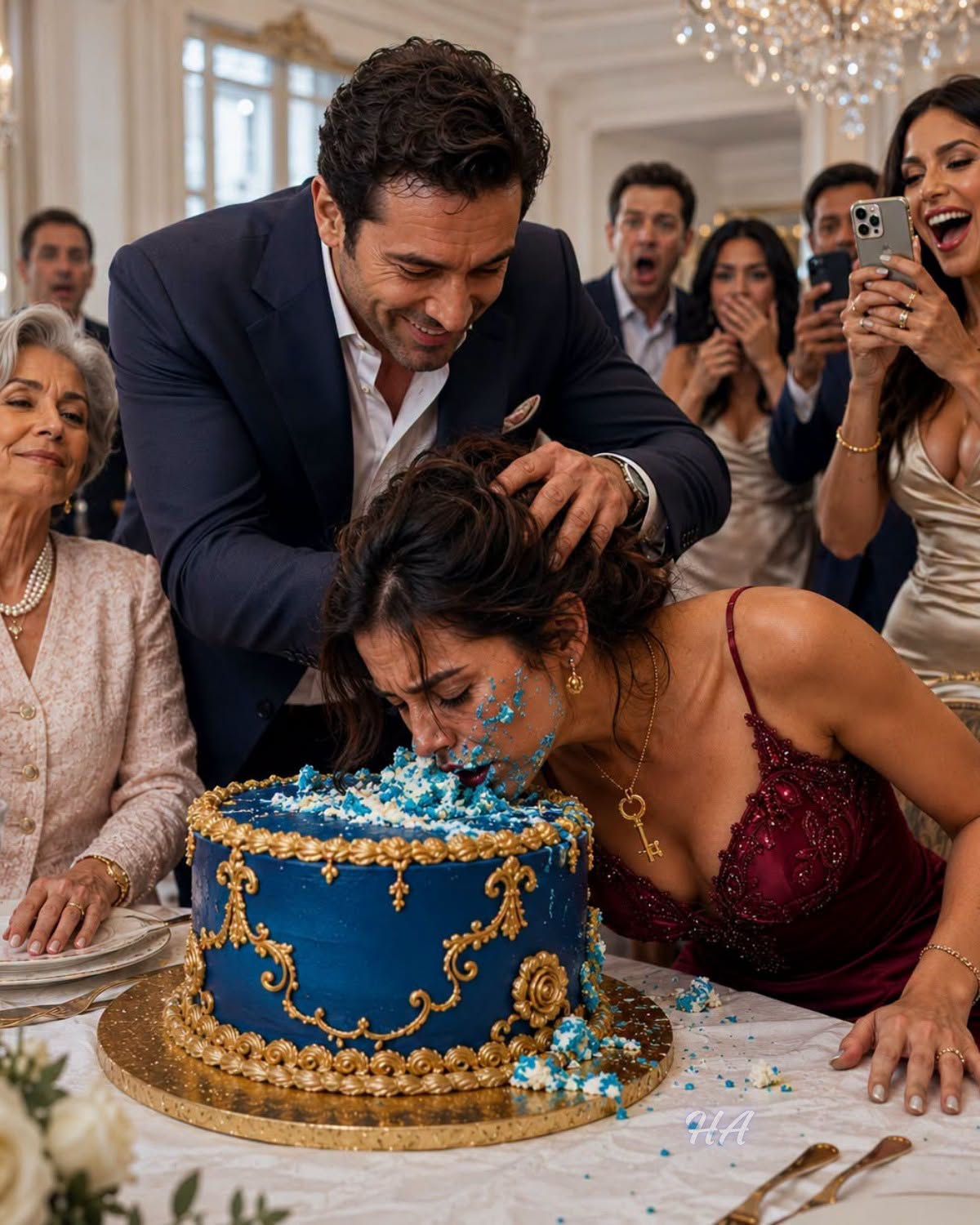 He Shoved His Wife Into the Birthday Cake in Front of His Mistress… Then One Secret Email Exposed Who Really Owned Everything