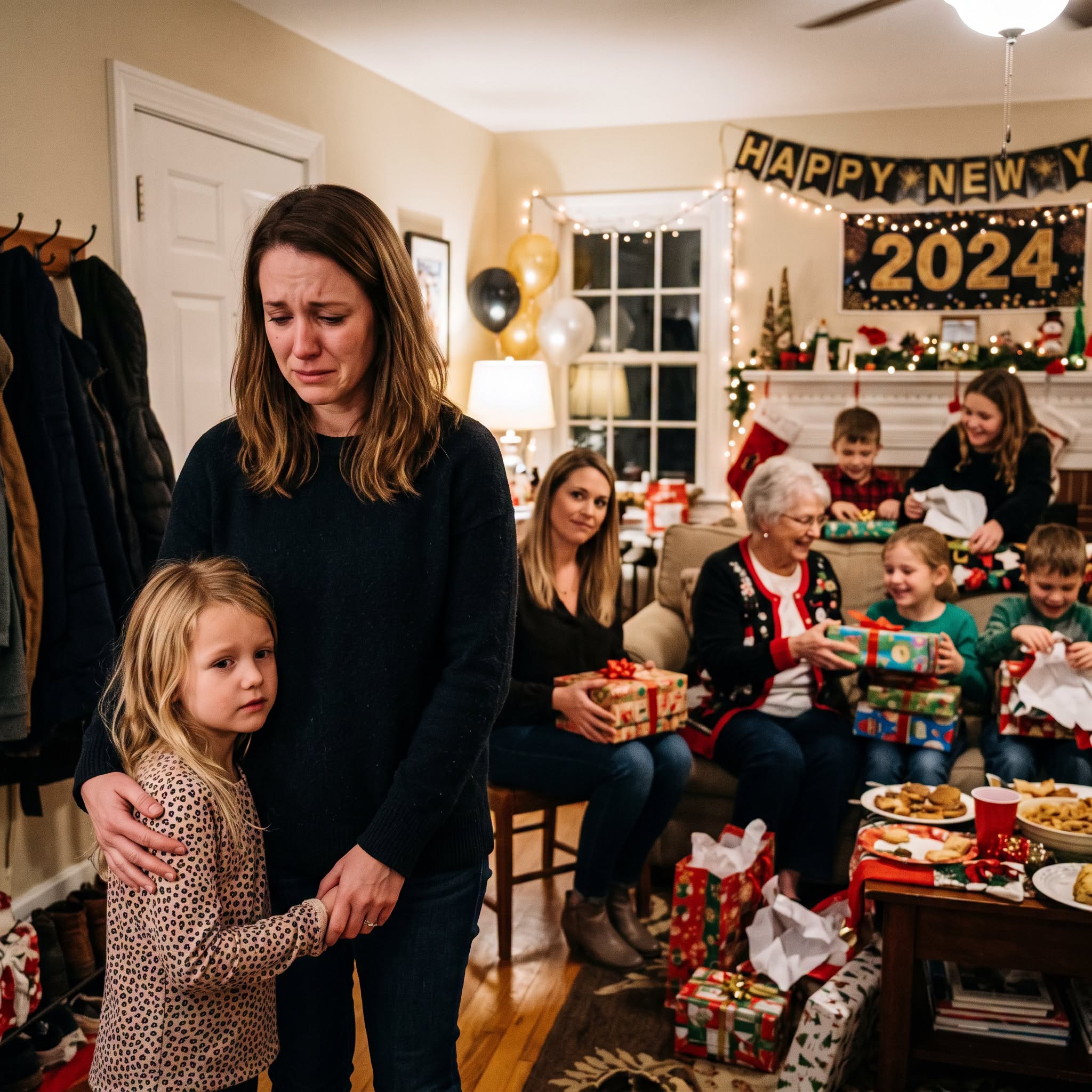 At our family’s New Year’s Eve gathering, my mother gave gifts to every grandchild but my children