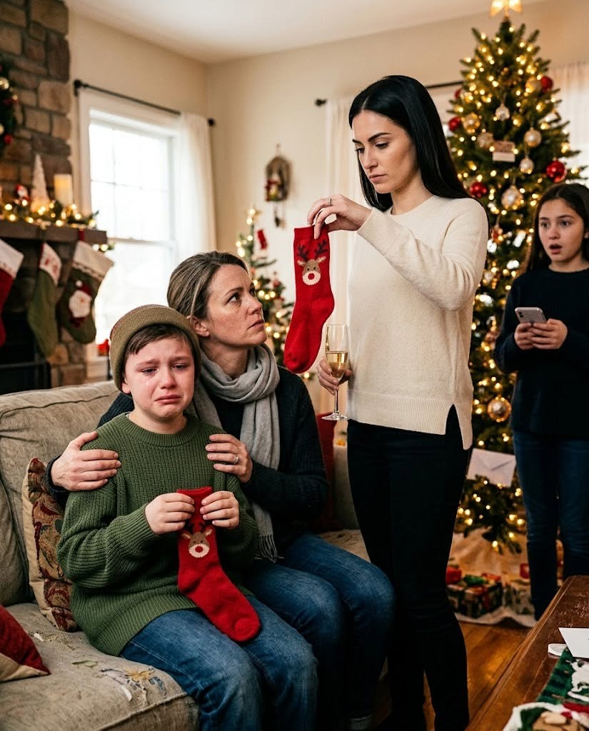 At my sister's Christmas, her twins opened phones while my 10-year-old opened a dollar-store sock