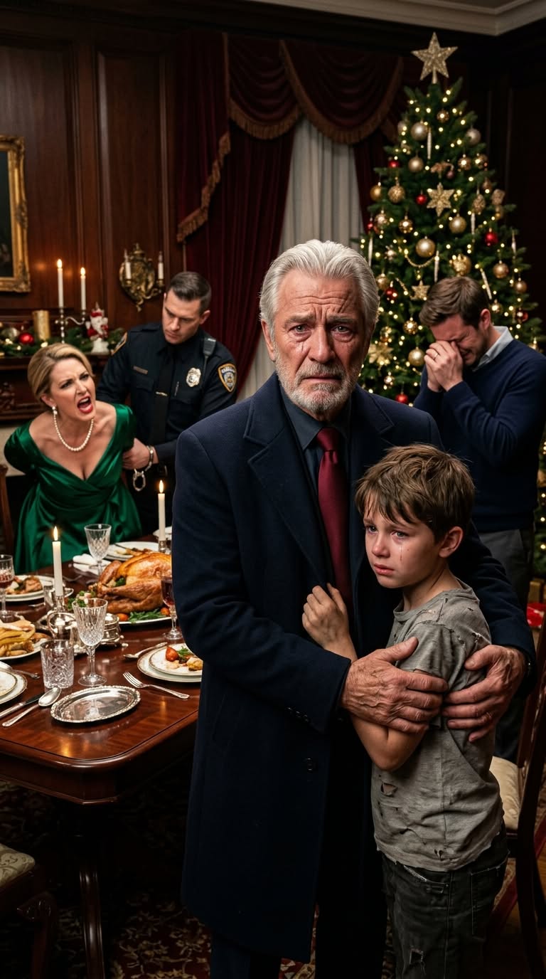 On Christmas Eve, I found my grandson barefoot and freezing in the snow outside his house. Inside, his father and cruel stepmother were laughing, eating dinner
