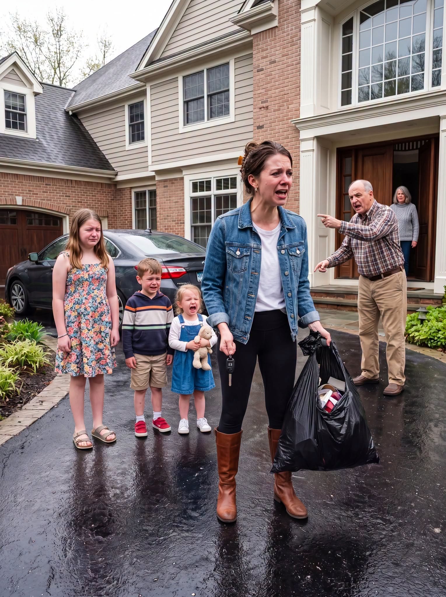 My Husband Chose His Mistress Over Our Family, So I Took Our Three Children to My Parents for Shelter—But My Father Looked at Us, Slowly Closed the Door, My Brother Refused to Help, My Sister Called Me "Impulsive
