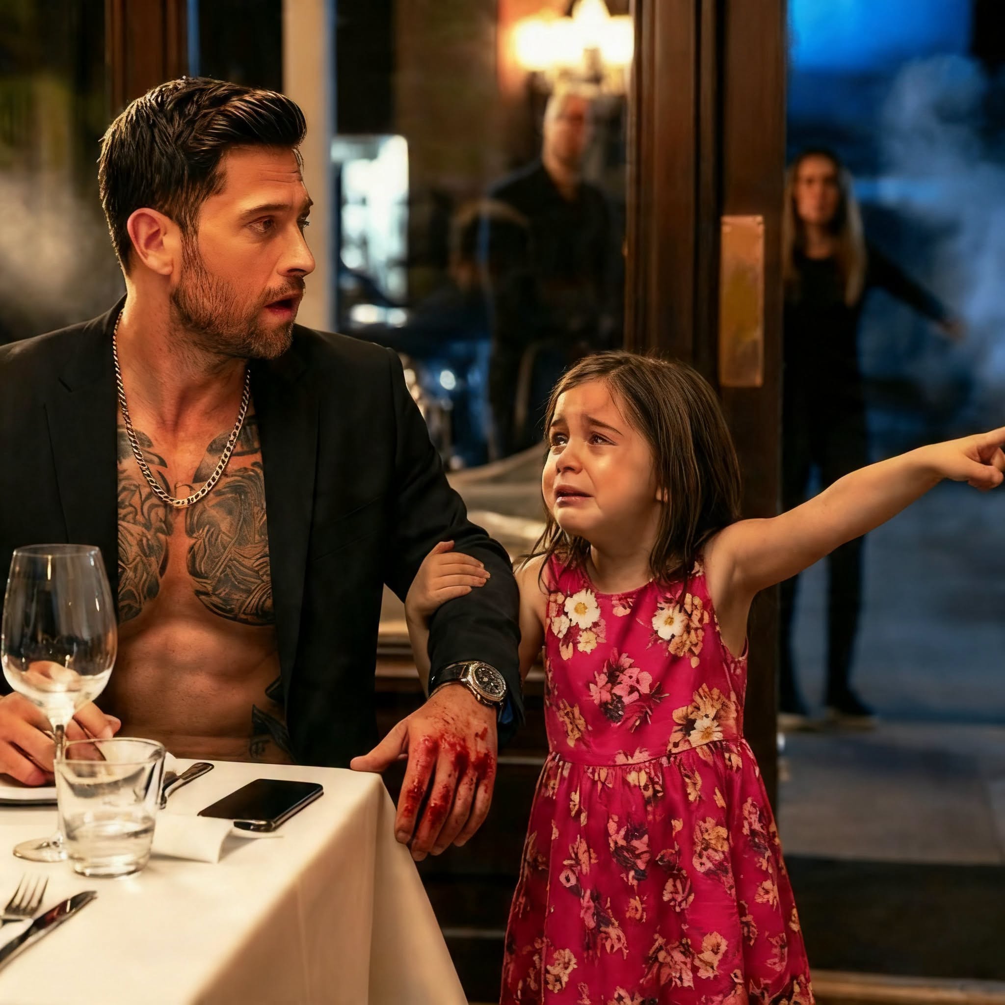 THE MAFIA BOSS’S BLIND DATE NEVER ARRIVED—THEN HER BAREFOOT DAUGHTER RAN INTO THE RESTAURANT BEGGING HIM TO SAVE HER DYING MOTHER