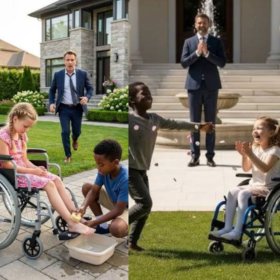 The Turning Point: How a Homeless Boy’s Touch Transformed the Life of a Billionaire’s Daughter After Years in a Wheelchair