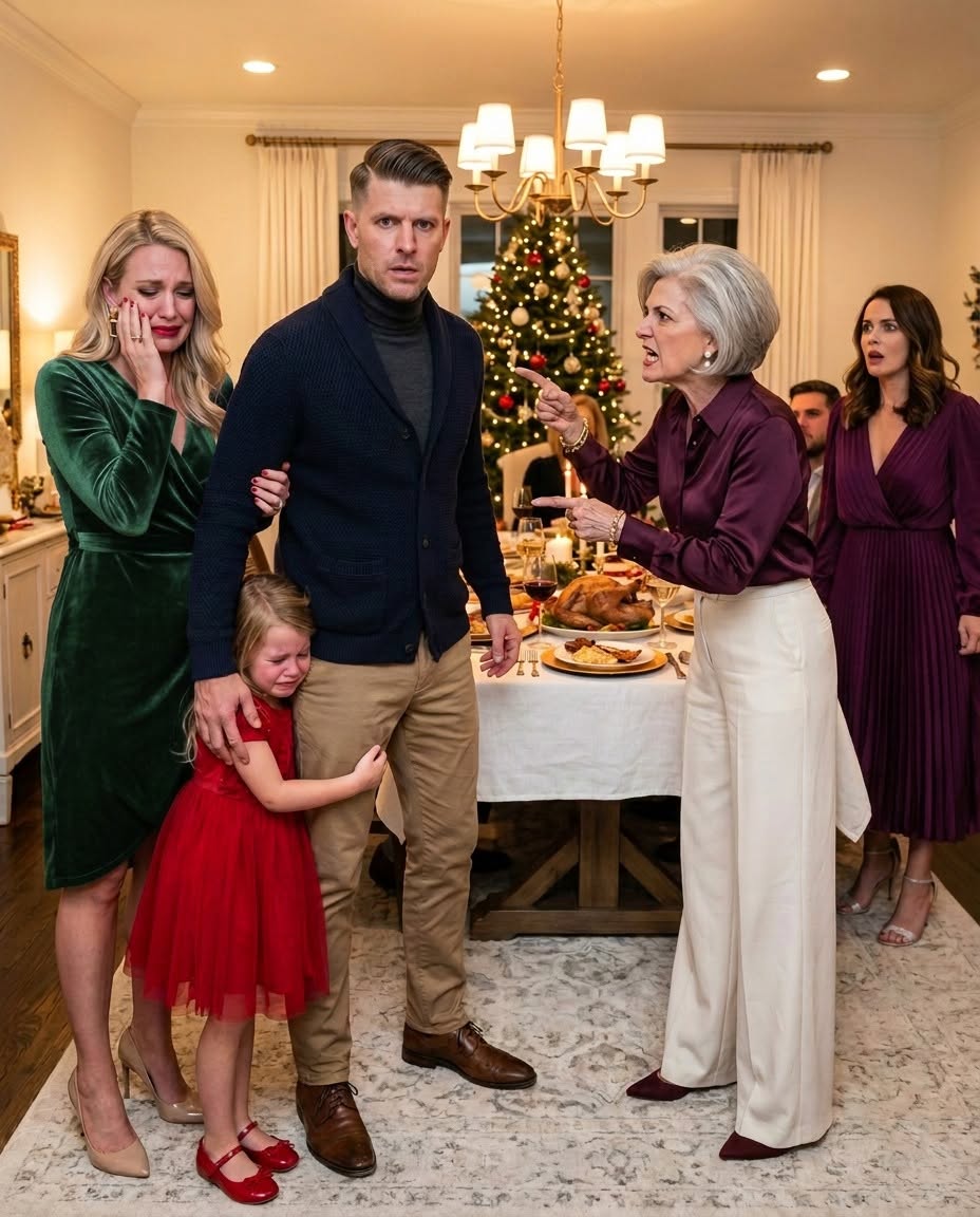 At Christmas dinner, my sister-in-law ins:ulted my wife until the argument exploded. Then my mother sla:pped my wife across the face and said