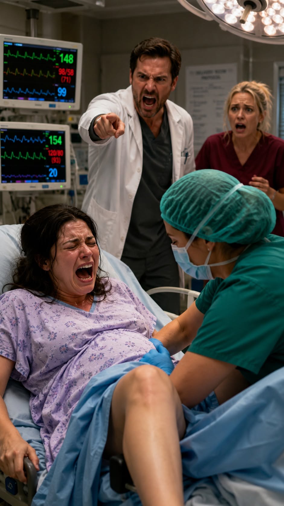 Dr. Elena Vance entered labor expecting her husband, renowned obstetrician Preston Pierce, to protect her and their unborn son