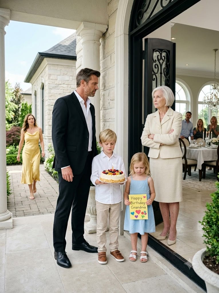 My Mother Left My Two Children Standing at the Door and Whispered, “There’s No Room for Them Here