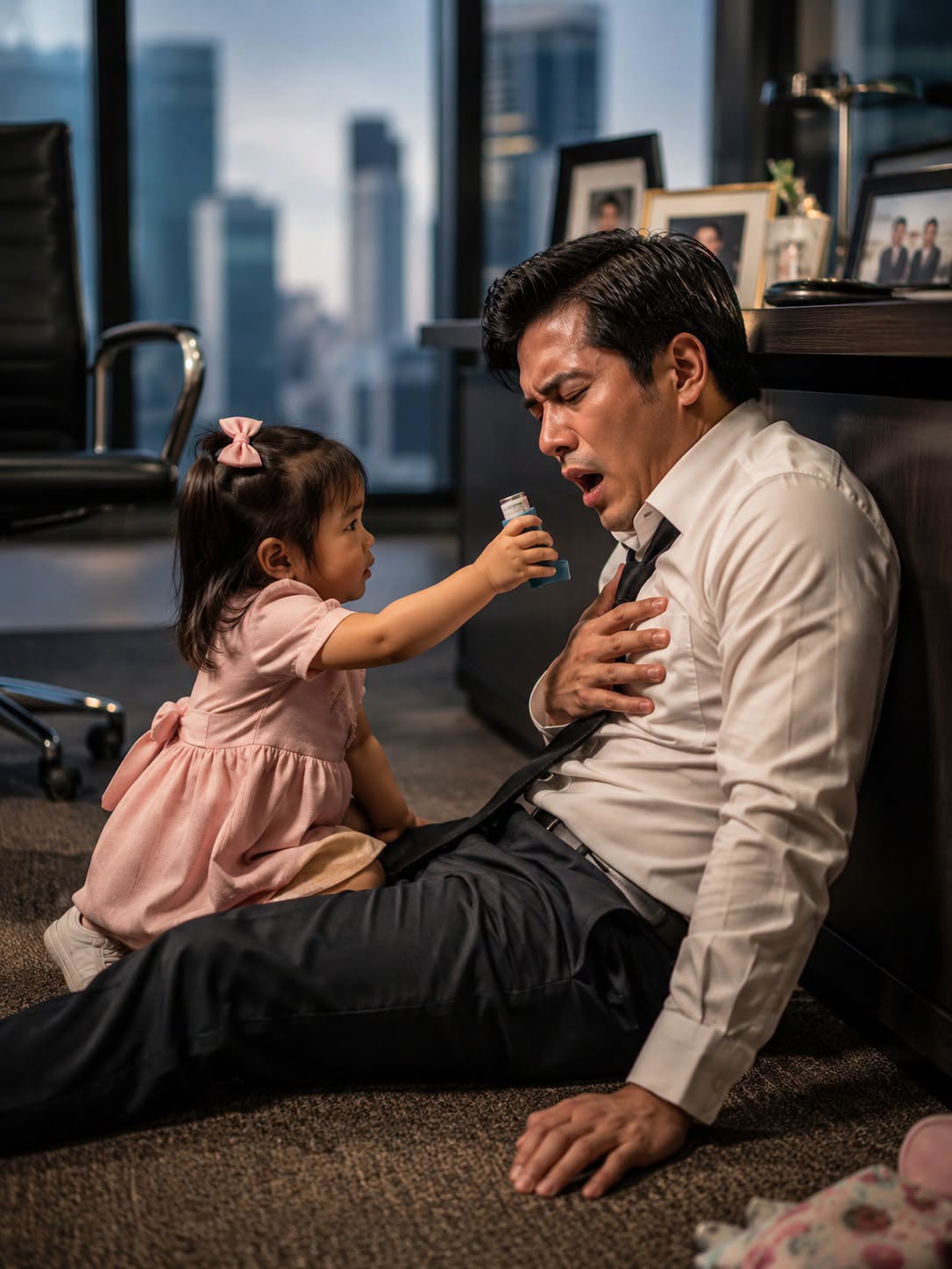 The Billionaire Was Dying Three Inches From His Inhaler—Then a Maid’s Three-Year-Old Daughter Walked Into the Room