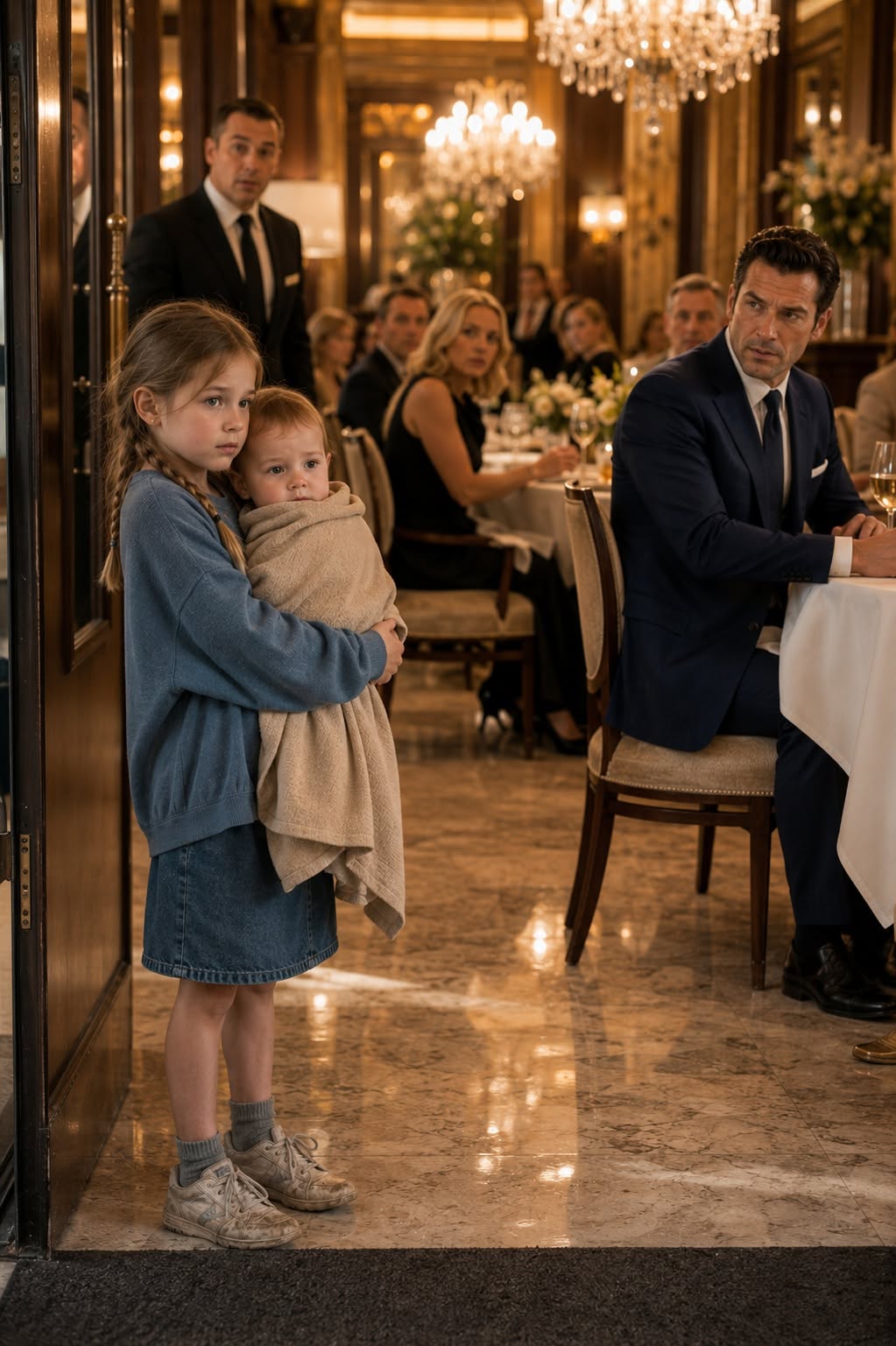 MOCKED IN A RESTAURANT, A POOR GIRL IS RIDICULED — MOMENTS LATER SHE SAVES A BILLIONAIRE’S LIFE