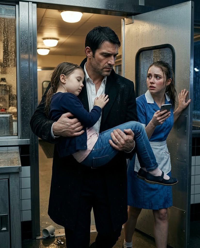 After midnight, a waitress whispered through my daughter's phone, 'Sofia is breathing.' My brother said, 'Stay quiet, or she stays locked inside that diner