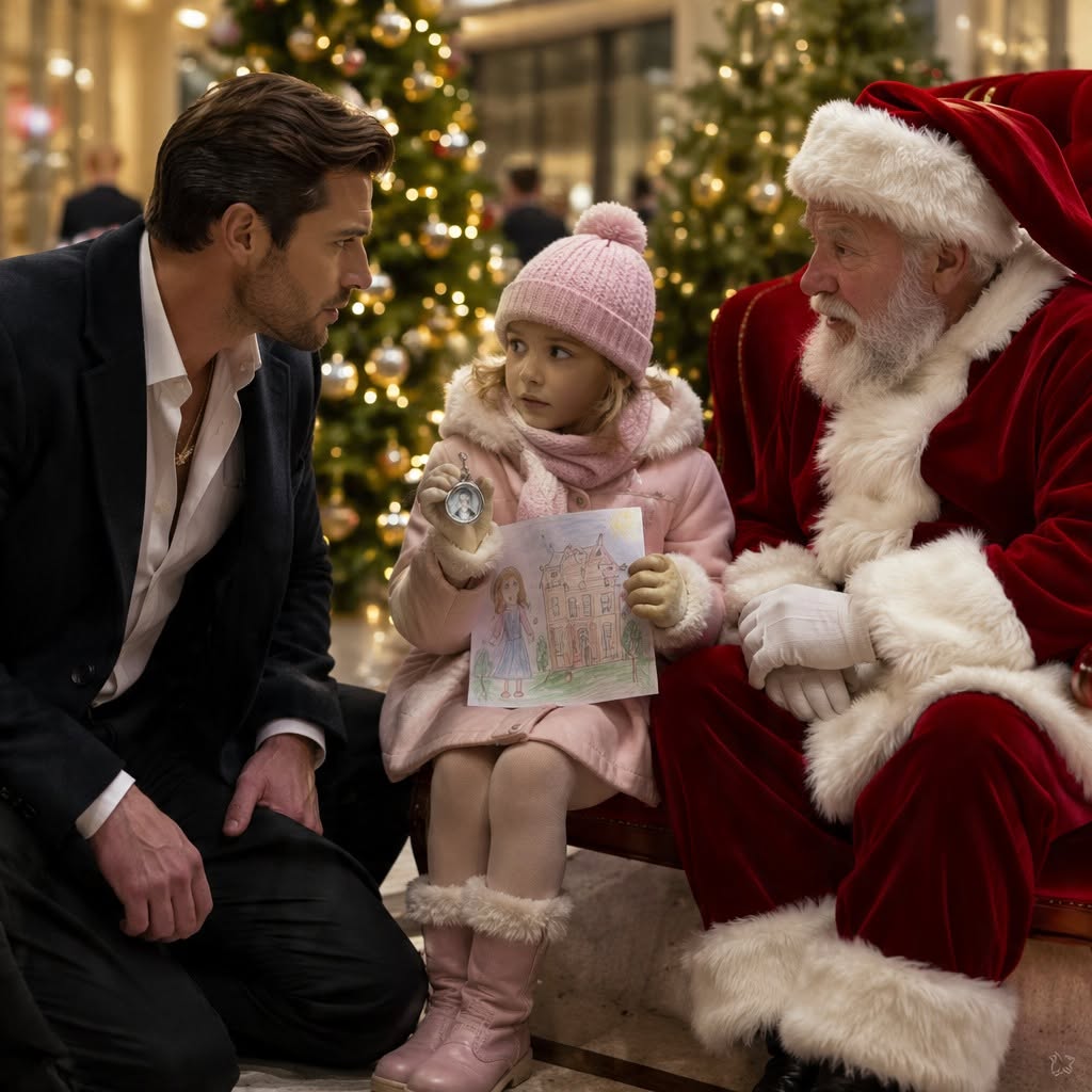 I BROUGHT MY LITTLE GIRL TO SEE SANTA FOR A FREE CANDY CANE - THEN THE MOST FEARED MAN IN THE MALL SAID HE KNEW MY NAME